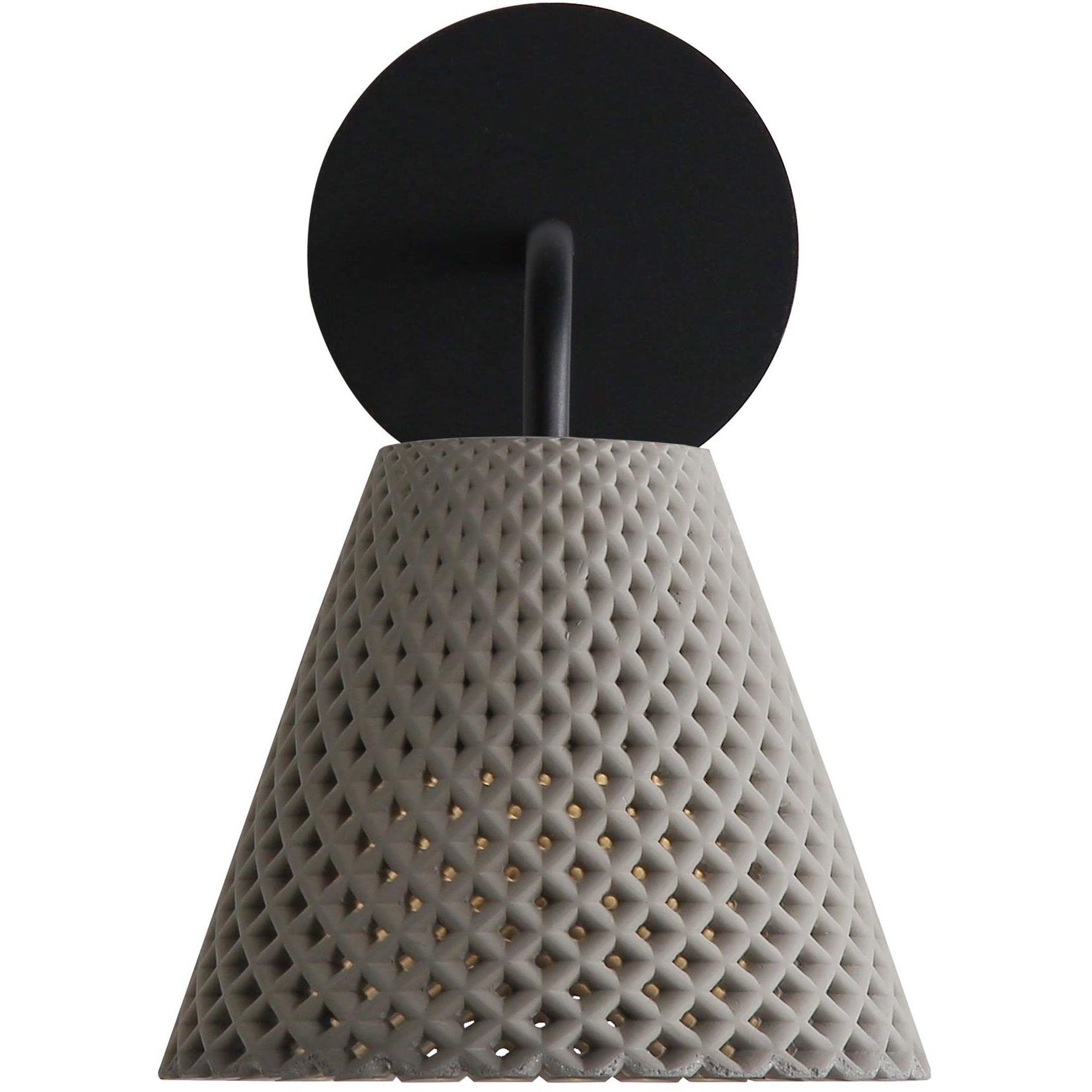 Clarus LED 8.88 inch Grey Cement Outdoor Wall