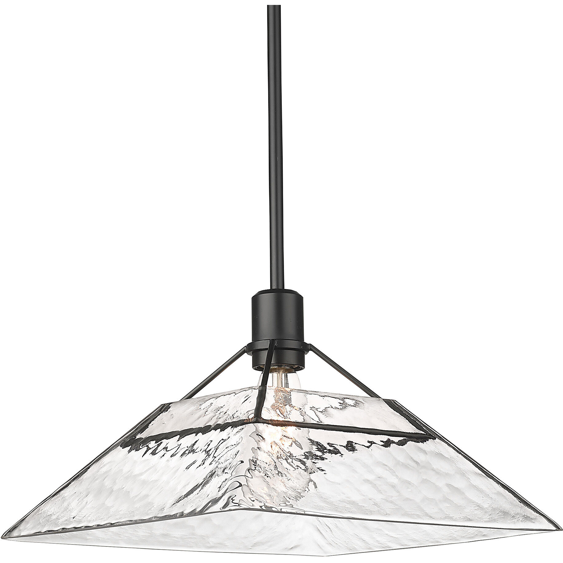 Kepler 1 Light 14 inch Matte Black Pendant Ceiling Light
