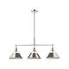 Orwell 3 Light 36 inch Chrome Linear Pendant Ceiling Light