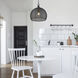 Calypso 1 Light 15.75 inch Matte Black Pendant Ceiling Light, Medium