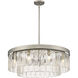 Ciara 9 Light 27 inch Peruvian Silver Chandelier Ceiling Light