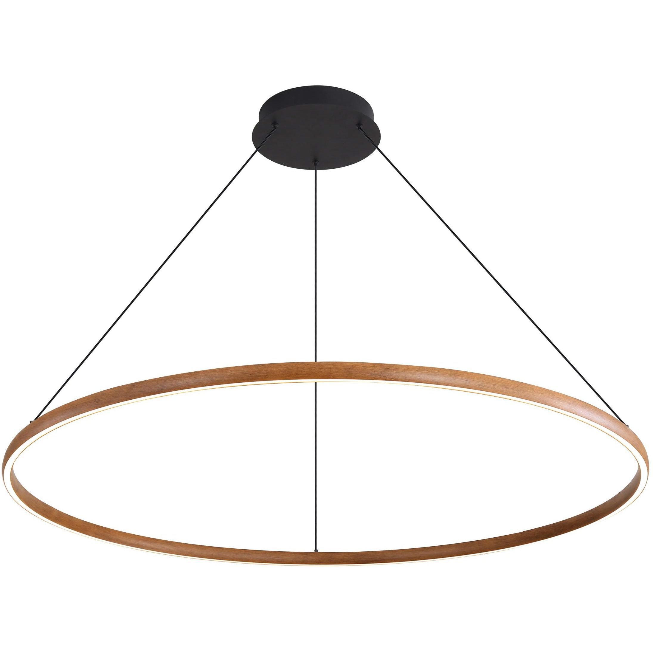 Veritas 70.88 inch 175.00 watt Walnut Chandelier Ceiling Light