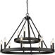 Alastair 12 Light 32 inch Matte Black Chandelier Ceiling Light