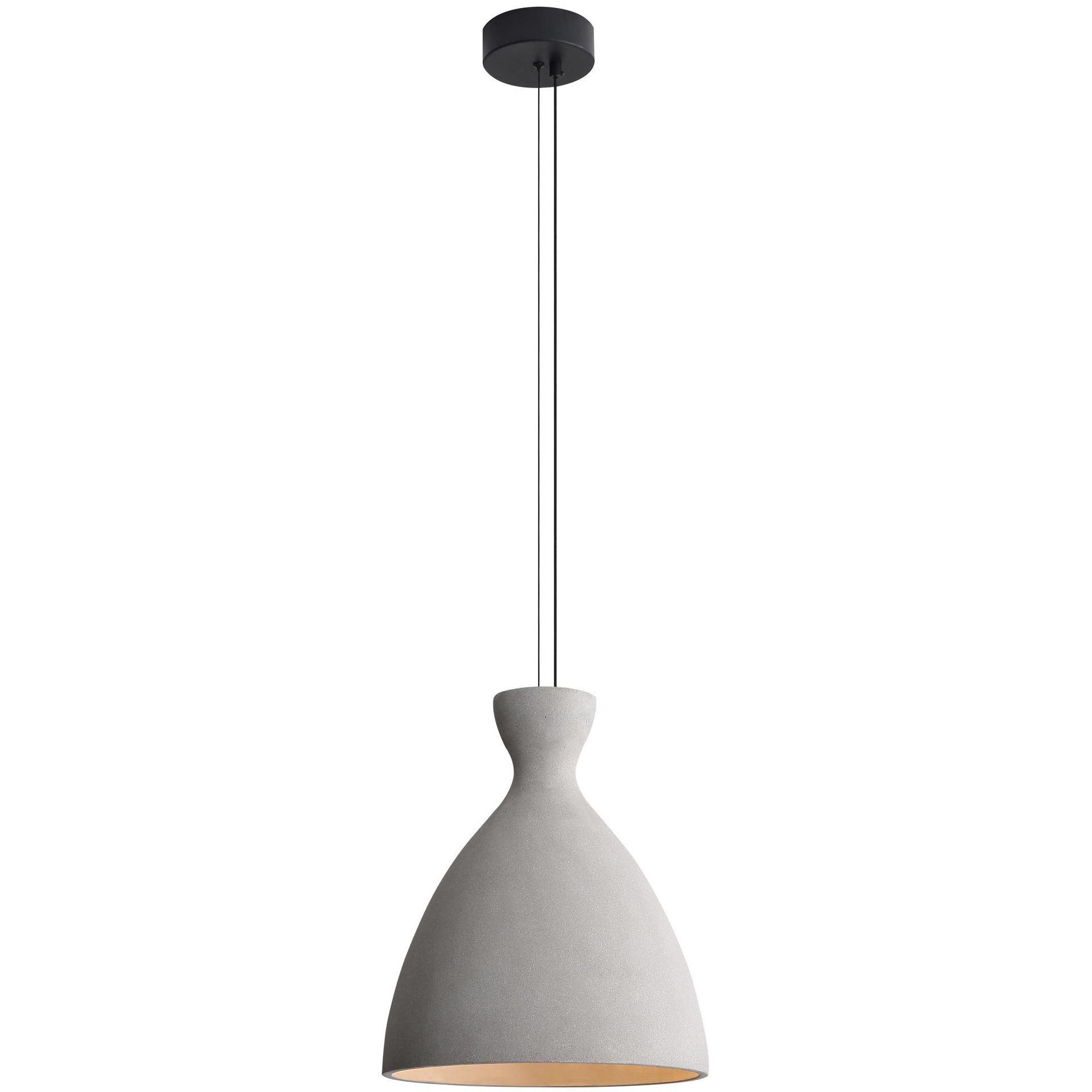 Aethera Pendant Ceiling Light in Grey Cement