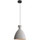 Aethera Pendant Ceiling Light in Grey Cement