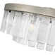 Ciara 9 Light 27 inch Peruvian Silver Semi-Flush Mount Ceiling Light