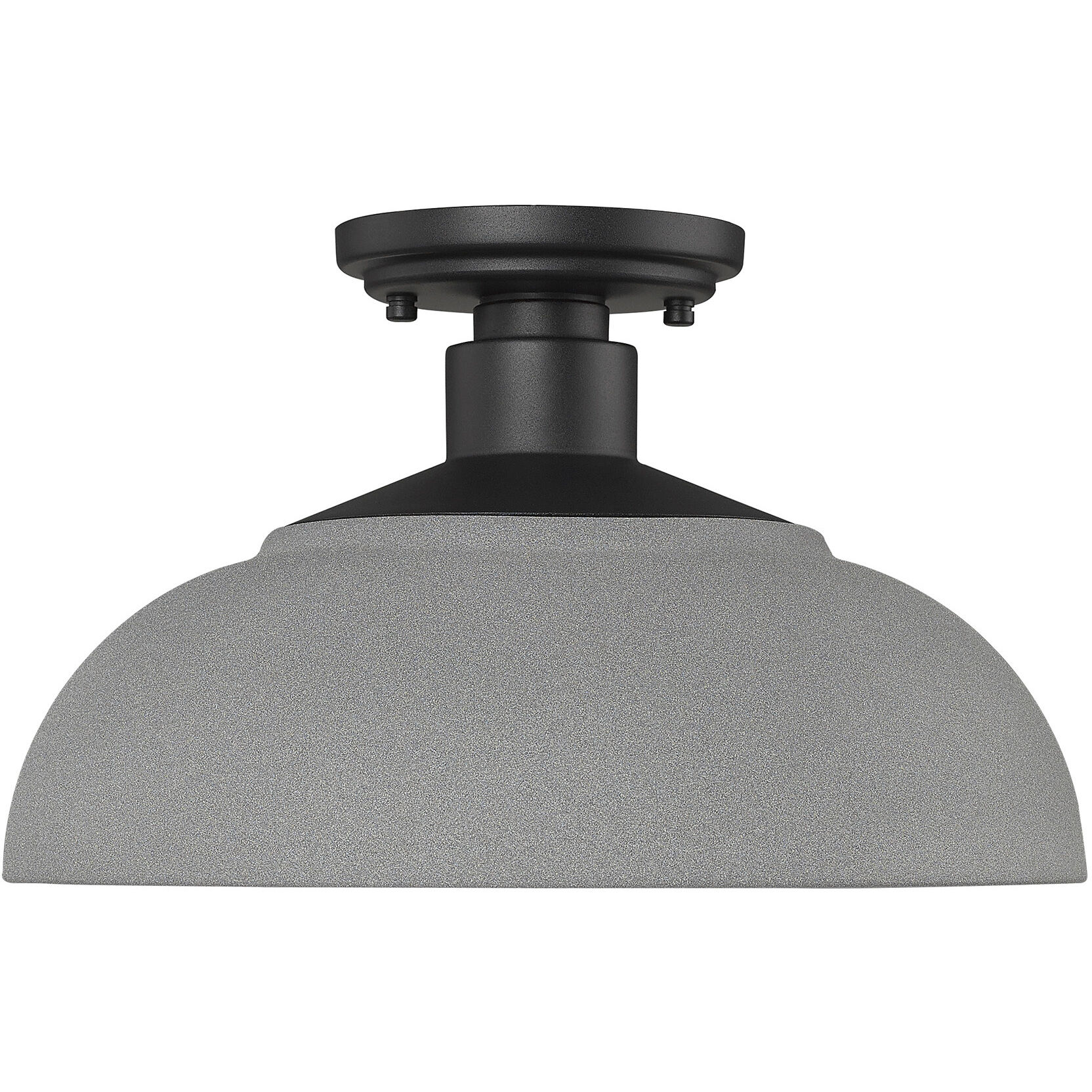 Yep Levitt 1 Light 8.25 inch Natural Black Outdoor Ceiling in Natural Gray