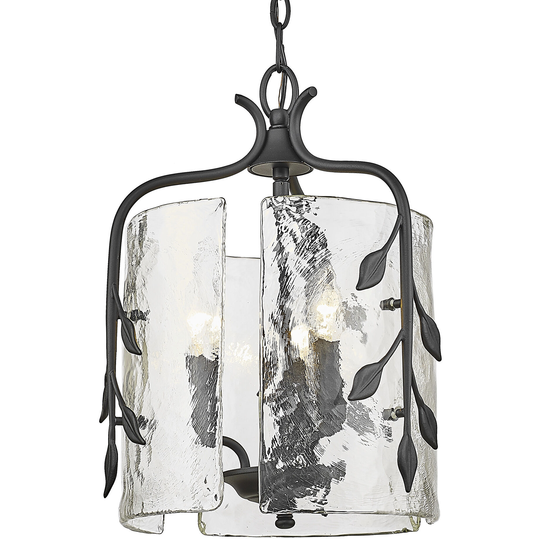 Calla Pendant Ceiling Light in Natural Black