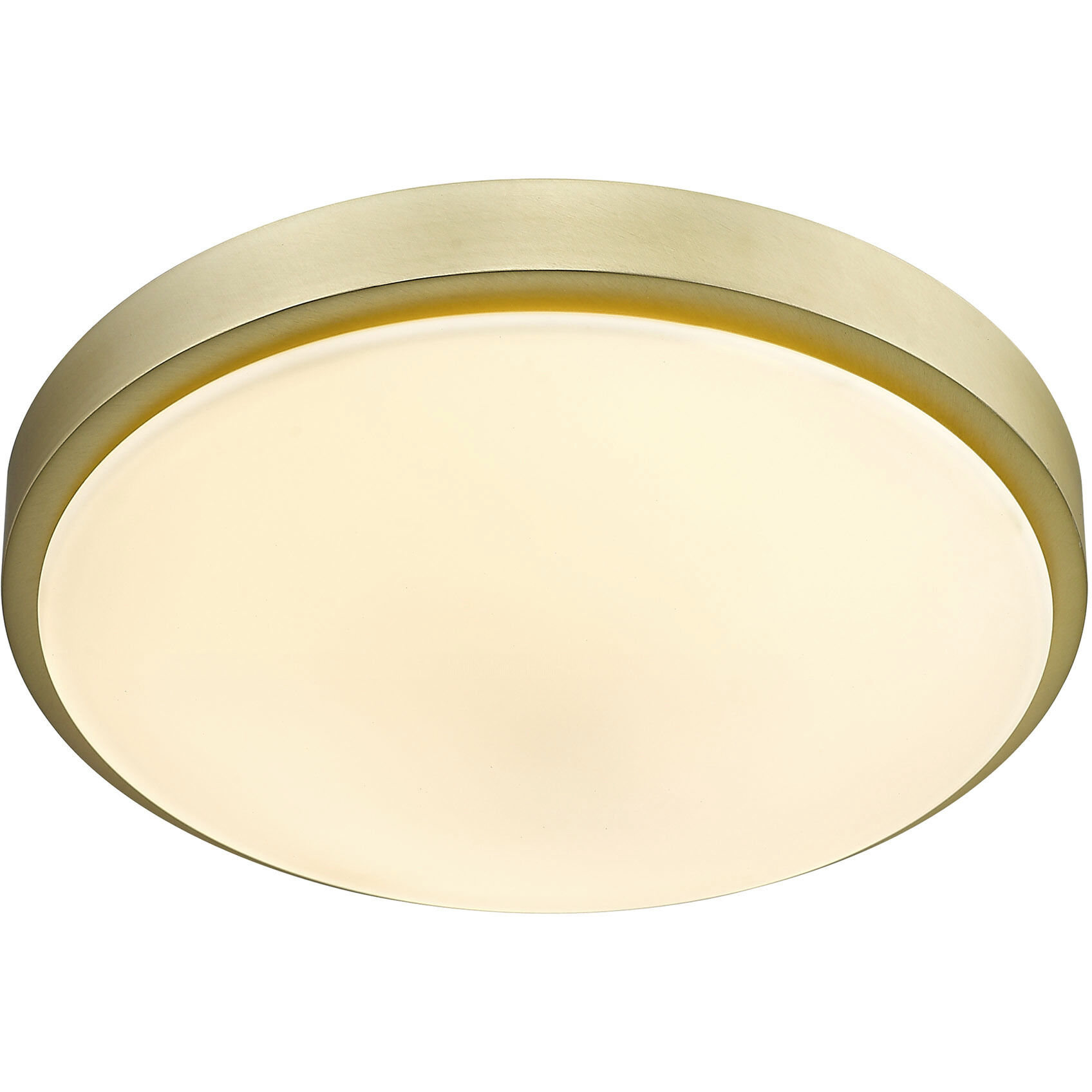 Gabi LED 12.25 inch Brushed Champagne Brass Flush Mount Ceiling Light