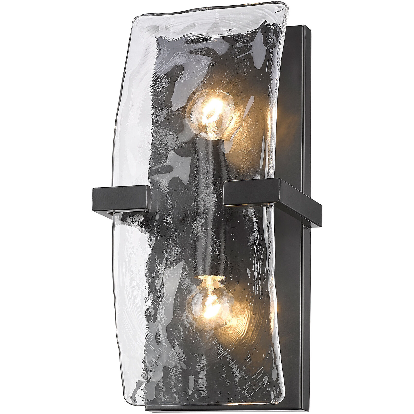 Aenon 2 Light 6.25 inch Matte Black Wall Sconce Wall Light