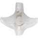 Glacier LED 13.75 inch Polished Nickel Flush Mount Ceiling Light