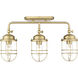 Seaport Vanity Wall Light in Brushed Champagne Brass