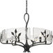 Calla 27.75 inch 60.00 watt Natural Black Chandelier Ceiling Light