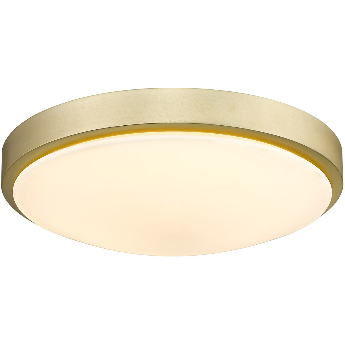 Golden Lighting 9128 FM13 BCB OP Gabi LED 12 inch Brushed Champagne Bronze Flush Mount Ceiling Light