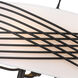 Zara 5 Light 26 inch Matte Black Chandelier Ceiling Light in Modern White