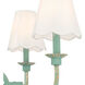 Cheshire 31.25 inch 60.00 watt Antique Teal Chandelier Ceiling Light
