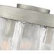 Ciara 3 Light 13 inch Peruvian Silver Flush Mount Ceiling Light