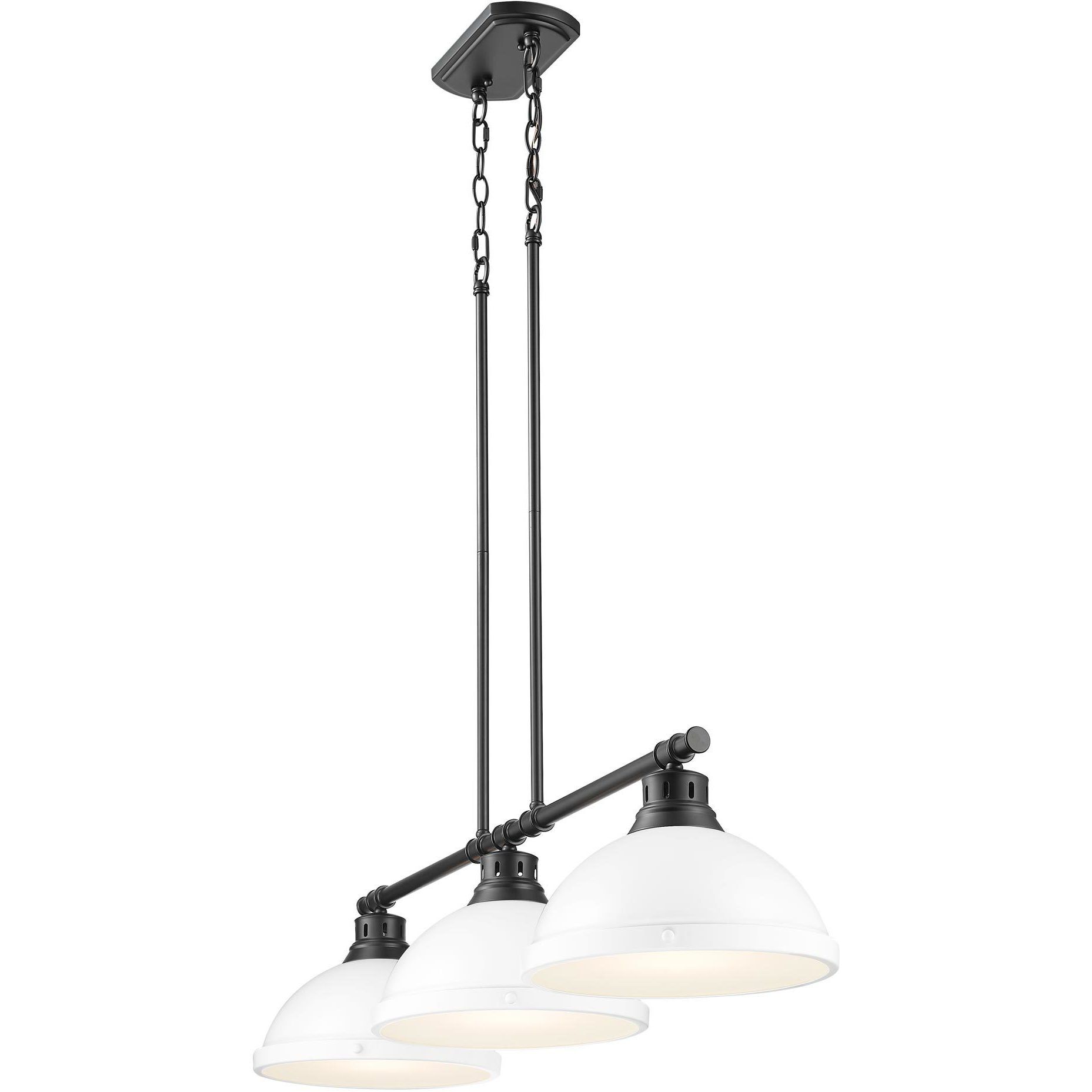 Yep Duncan Island Light Ceiling Light in Matte Black, Matte White