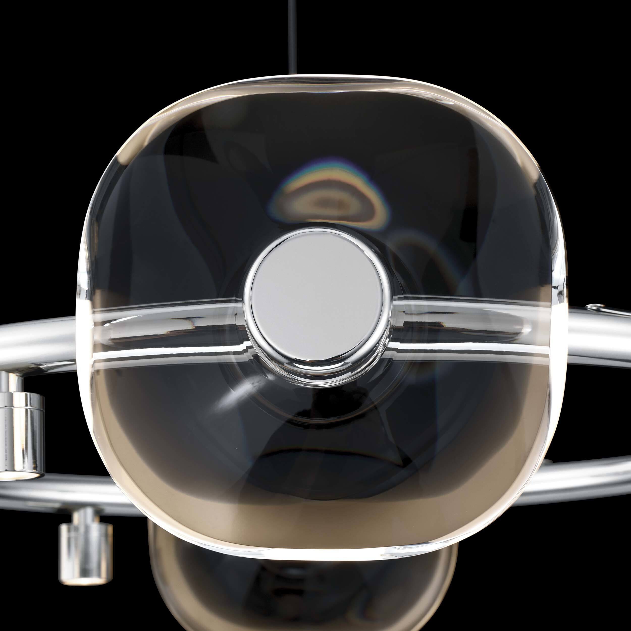 Ziva Celestia 24 inch 4.00 watt Chrome Chandelier Ceiling Light