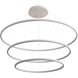 Veritas 70.88 inch 120.00 watt Sand White Chandelier Ceiling Light, 3 Tier