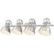 Duncan 4 Light 33.5 inch Pewter Bath Vanity Light Wall Light