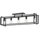 Tribeca 5 Light 41 inch Matte Black Linear Pendant Ceiling Light