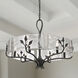 Calla 27.75 inch 60.00 watt Natural Black Chandelier Ceiling Light
