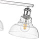 Carver 4 Light 36 inch Chrome Bath Vanity Light Wall Light
