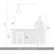 Yep Aalto 1 Light 13.25 inch Dark Walnut Pendant Ceiling Light