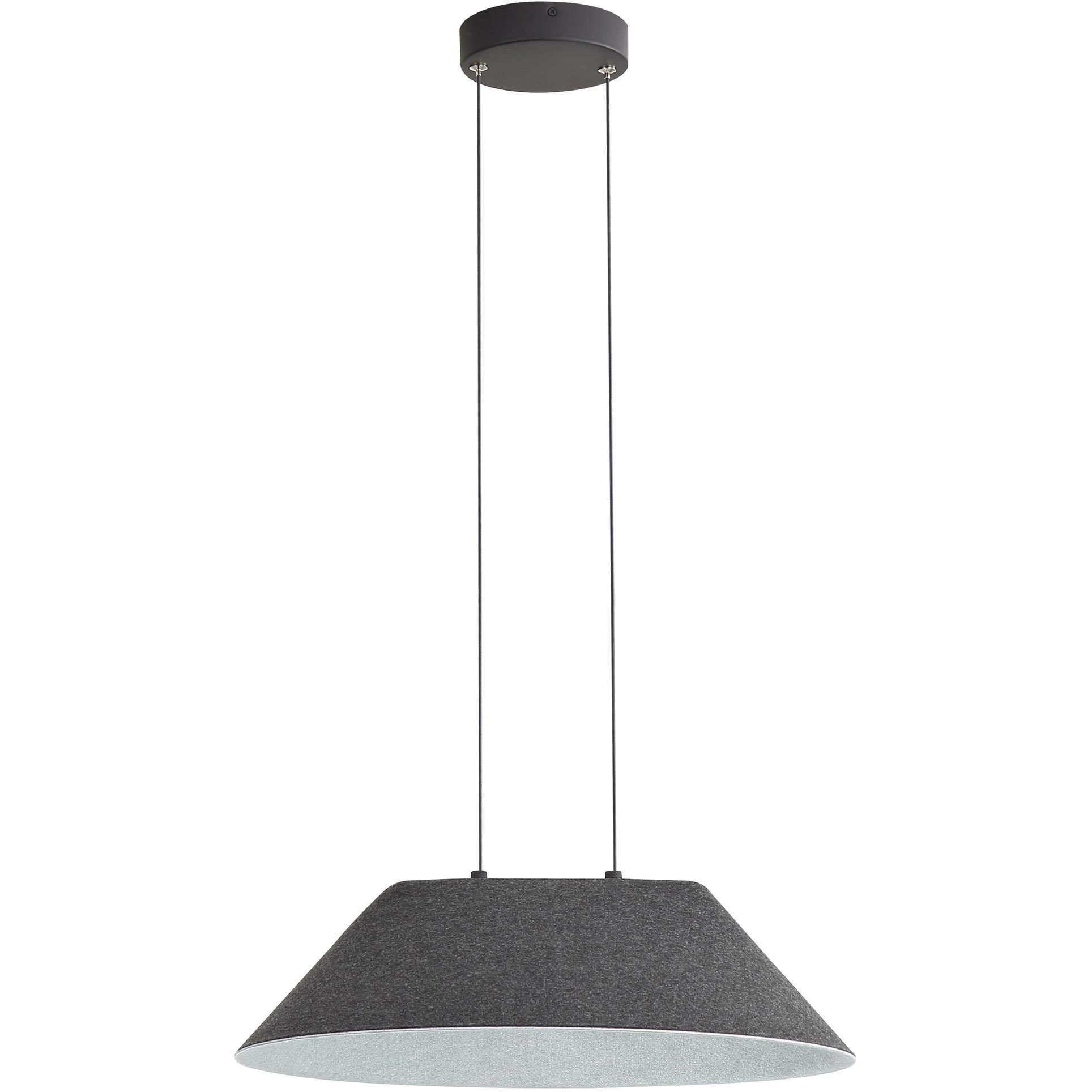 Faroe Pendant Ceiling Light in Flecked Black/Grey