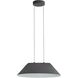 Faroe Pendant Ceiling Light in Flecked Black/Grey