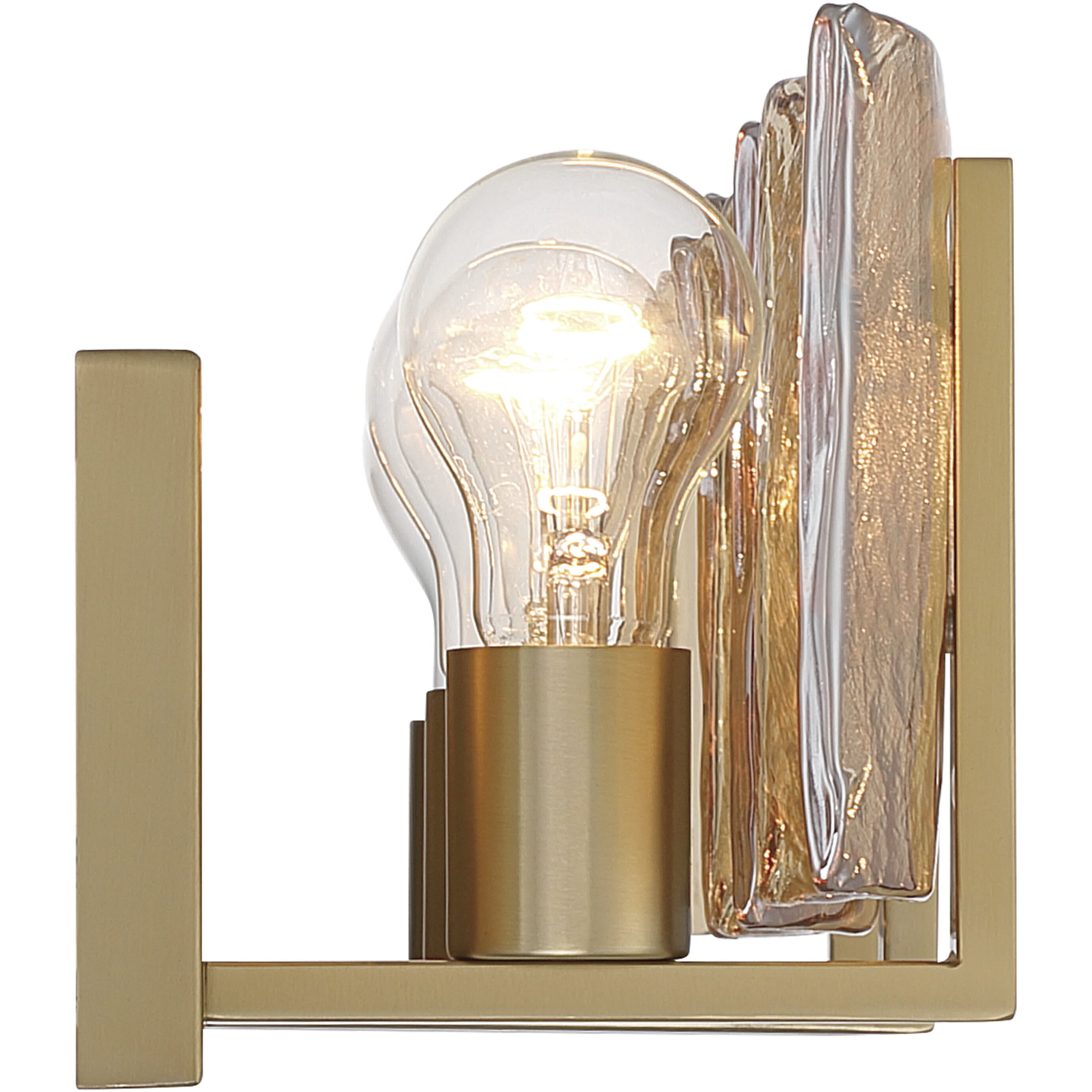 Aenon 3 Light 21.75 inch Brushed Champagne Brass Vanity Light Wall Light