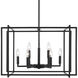 Tribeca 9 Light 26 inch Matte Black Chandelier Ceiling Light, Large