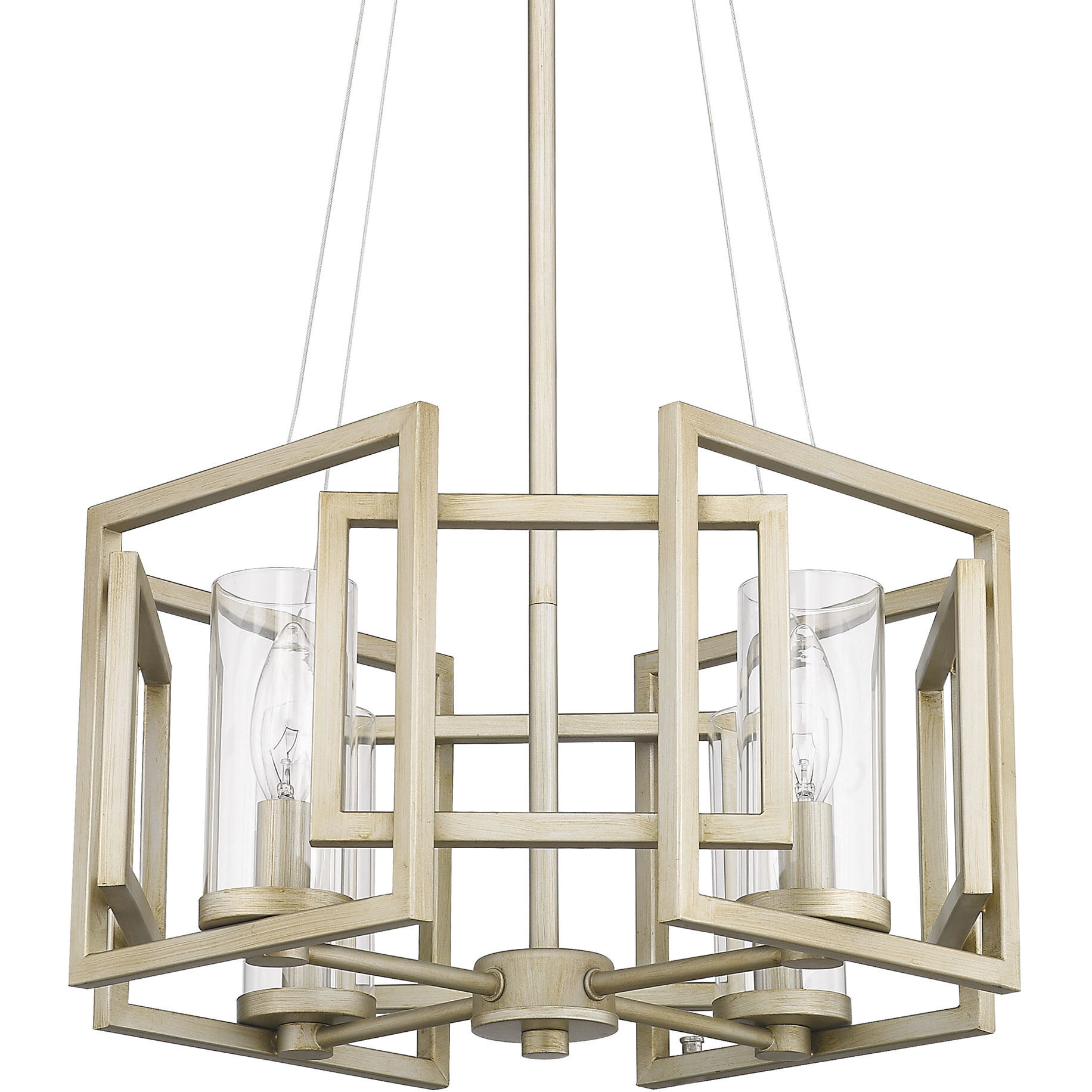 Marco Pendant Ceiling Light in White Gold