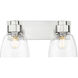 Remy 2 Light 8.00 inch Bathroom Vanity Light