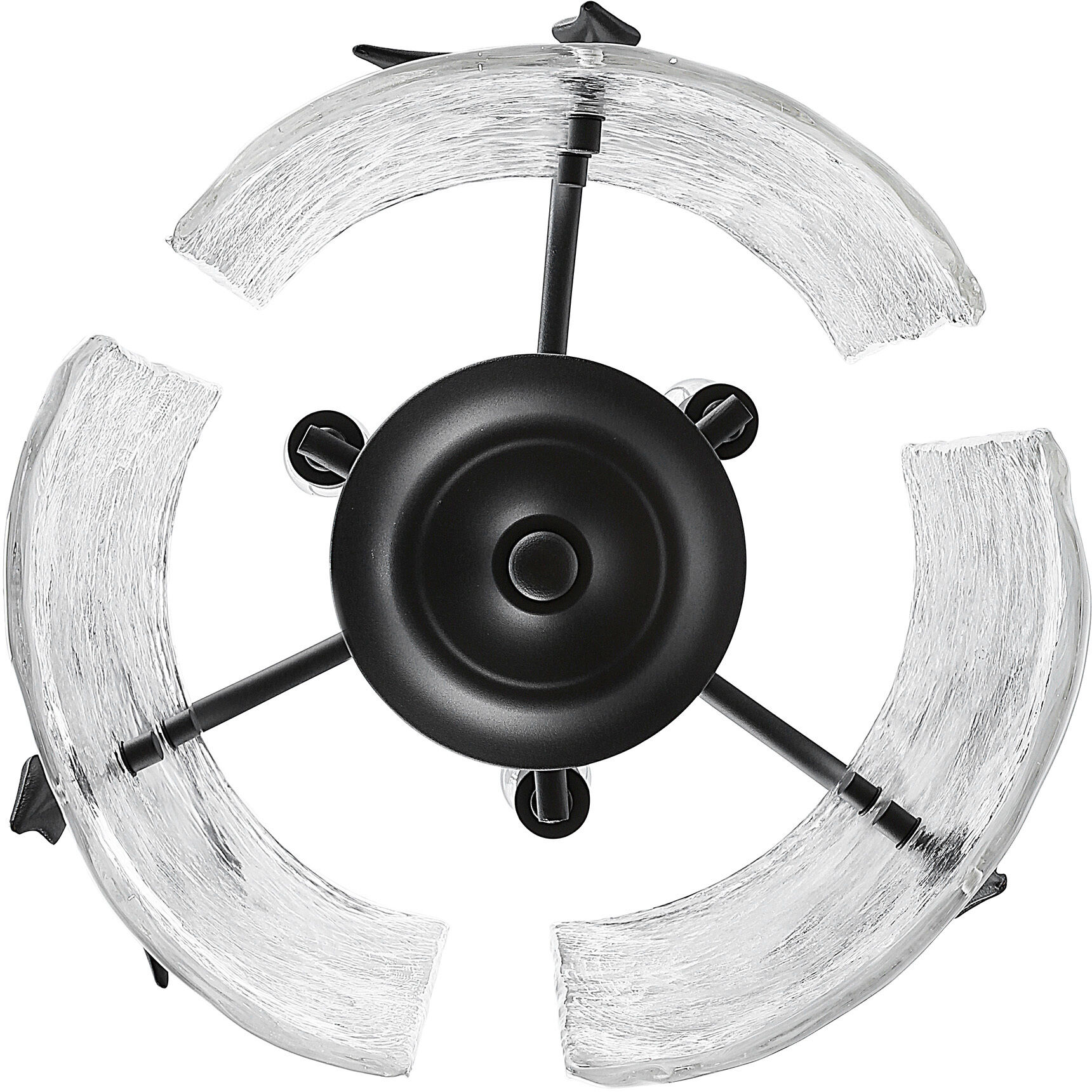 Calla Pendant Ceiling Light in Natural Black