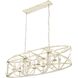 Alcott Linear Pendant Ceiling Light in Antique Ivory