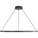 Veritas 70.88 inch 175.00 watt Sand Black Chandelier Ceiling Light