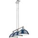 Yep Duncan Island Light Ceiling Light in Chrome, Navy