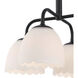 Dorinda 4 Light 18 inch Matte Black Pendant Ceiling Light