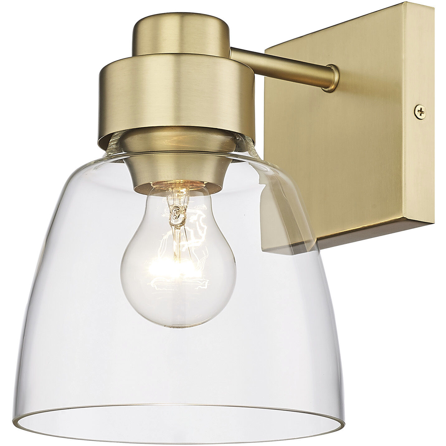 Remy 1 Light 6.5 inch Brushed Champagne Brass Wall Sconce Wall Light