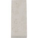 Stela 1 Light 6.25 inch White Travertine Outdoor Wall Light