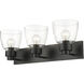 Remy Vanity Wall Light in Matte Black