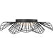 Elena LED 24 inch Natural Black Flush Mount Ceiling Light
