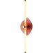 Colorella Wall Sconce Wall Light in Hammered Purple, Orange