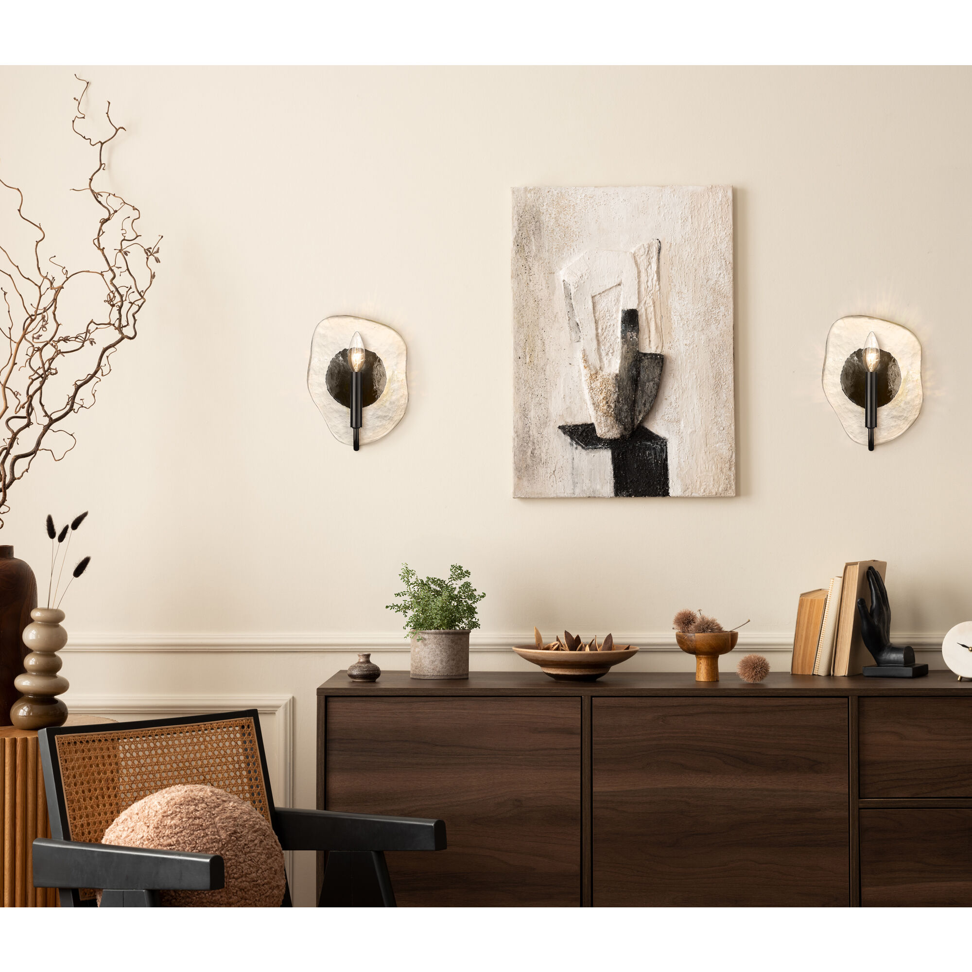 Samara 1 Light 7.75 inch Matte Black Wall Sconce Wall Light