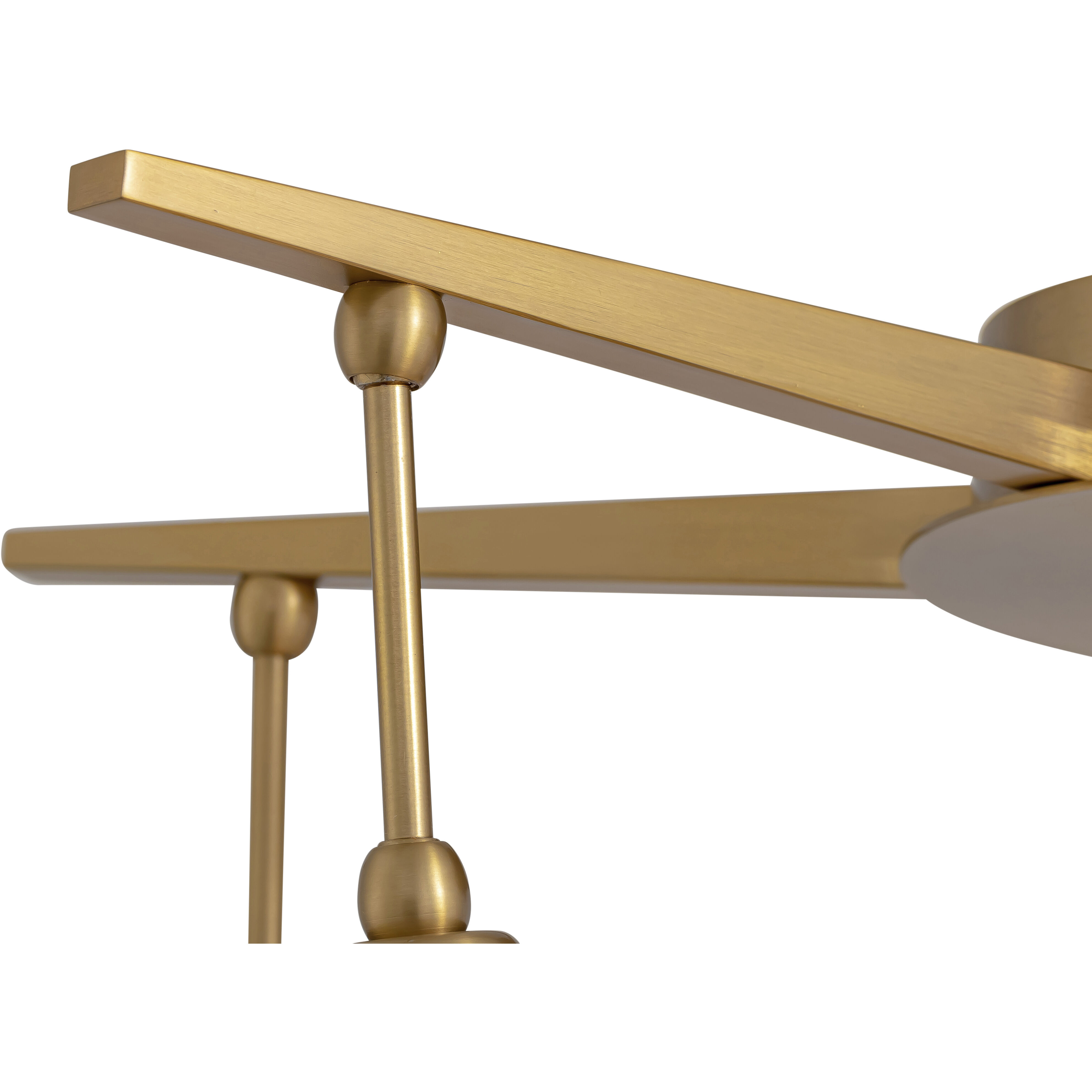 Pearla Pendant Ceiling Light in Brushed Champagne Brass