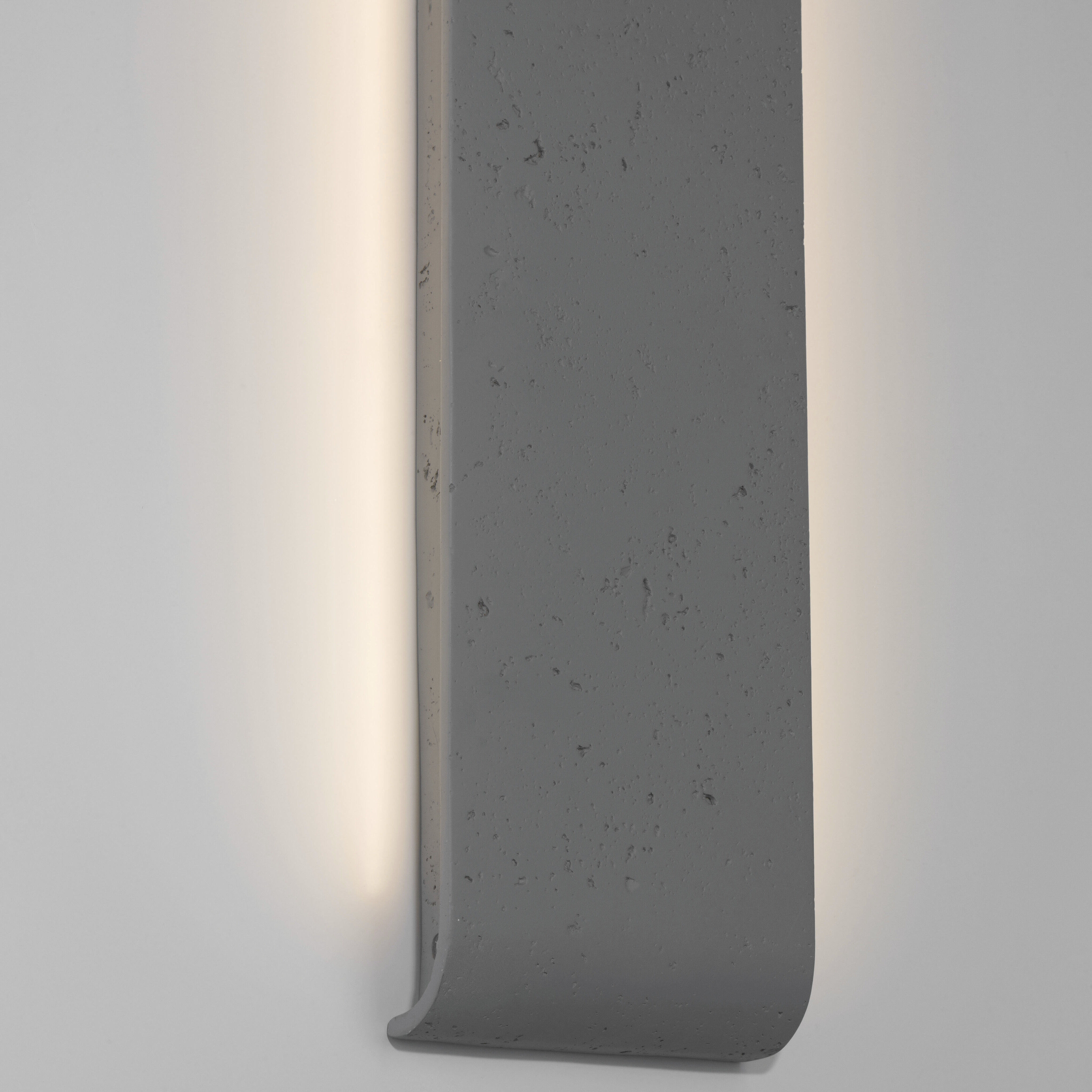 Stela 1 Light 6.25 inch White Travertine Outdoor Wall Light