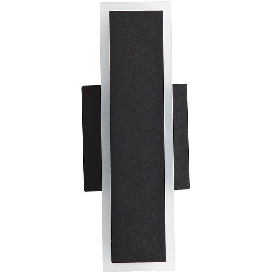 Obsidian LED 11.75 inch Sand Black Outdoor Wall