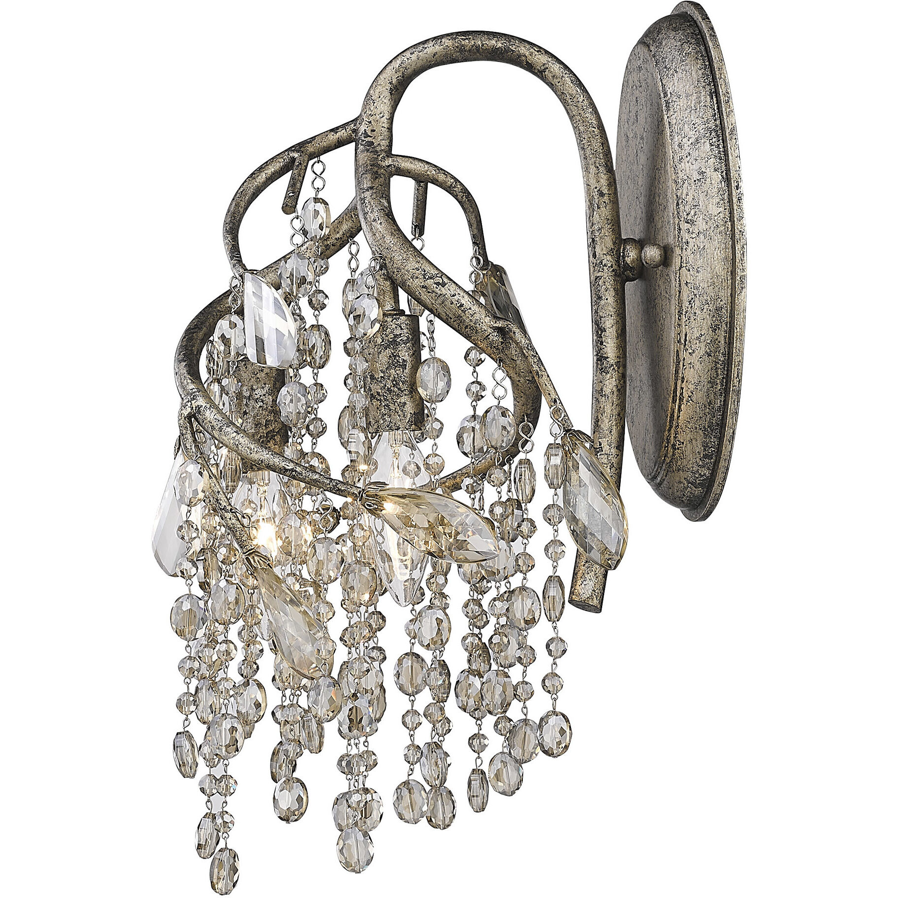 Autumn Twilight 2 Light 8 inch Mystic Gold Wall Sconce Wall Light